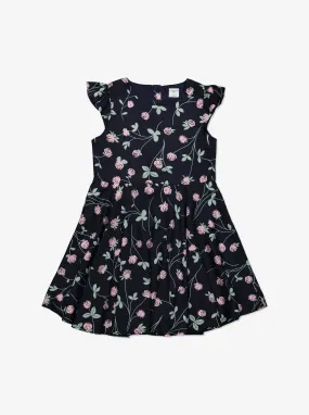 Scandi Floral Kids Dress