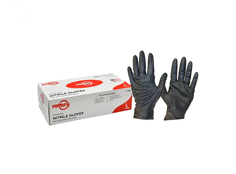 # 17229  DISPOSABLE NITRILE GLOVES LARGE 4 MIL