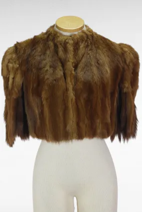 1940s Fox Fur Bolero      S/M