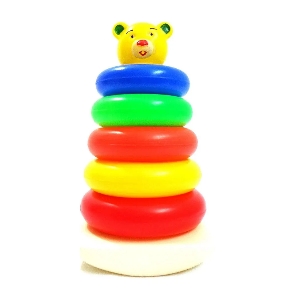 3 In 1 Stacking Cups And Teddy Rings Baby Gift Set