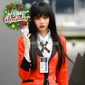 【48H To Ship】Anime Kakegurui Jabami Yumeko JK Red and Black School Uniform Cosplay Costume