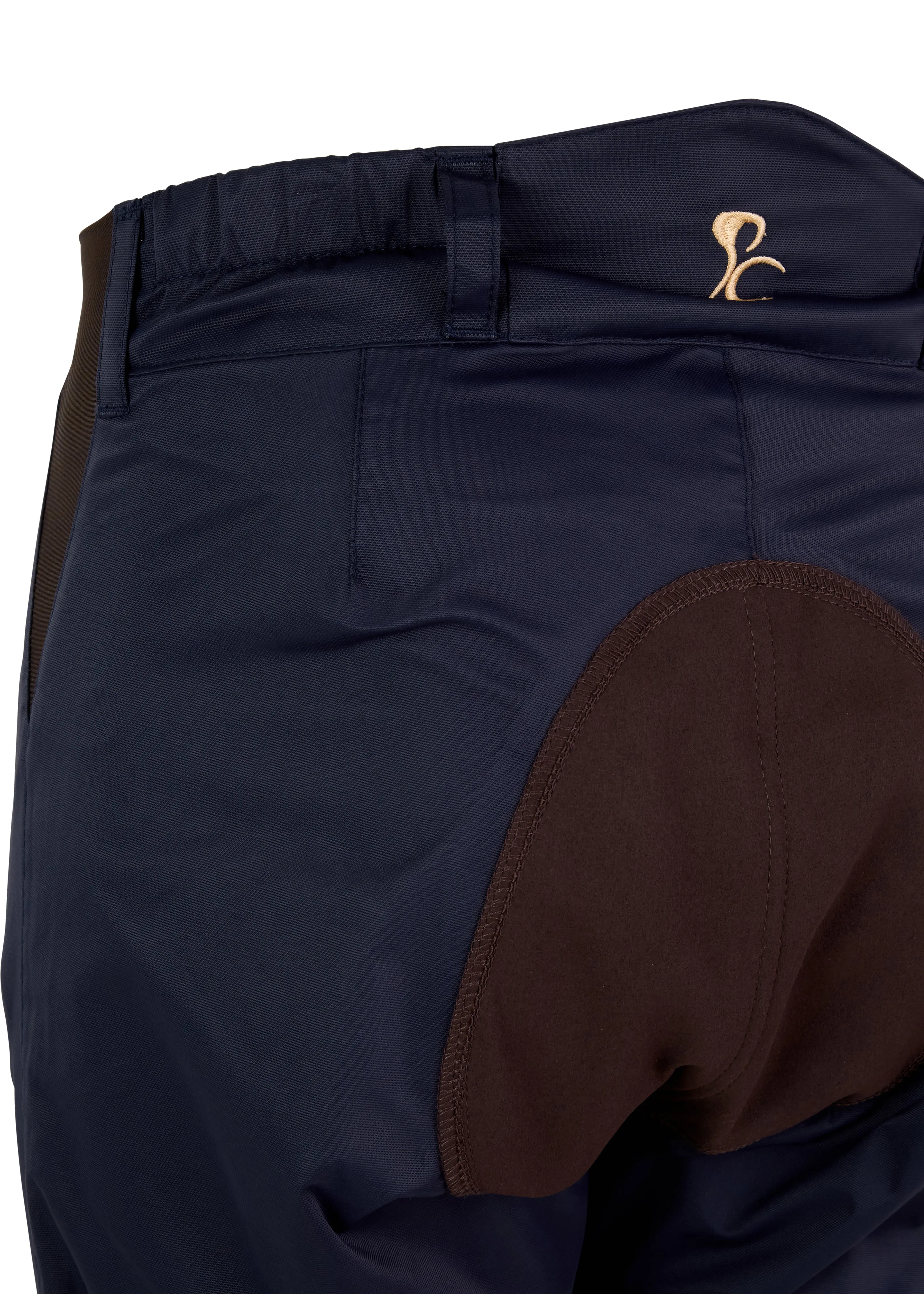 Adults Weatherproof Breeches - Navy and Brown