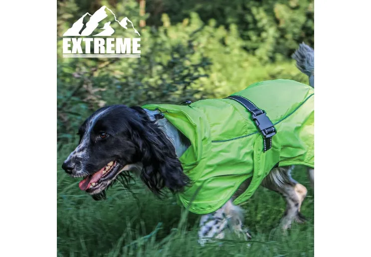 Ancol Extreme Monsoon Dog Coat Reflective Yellow