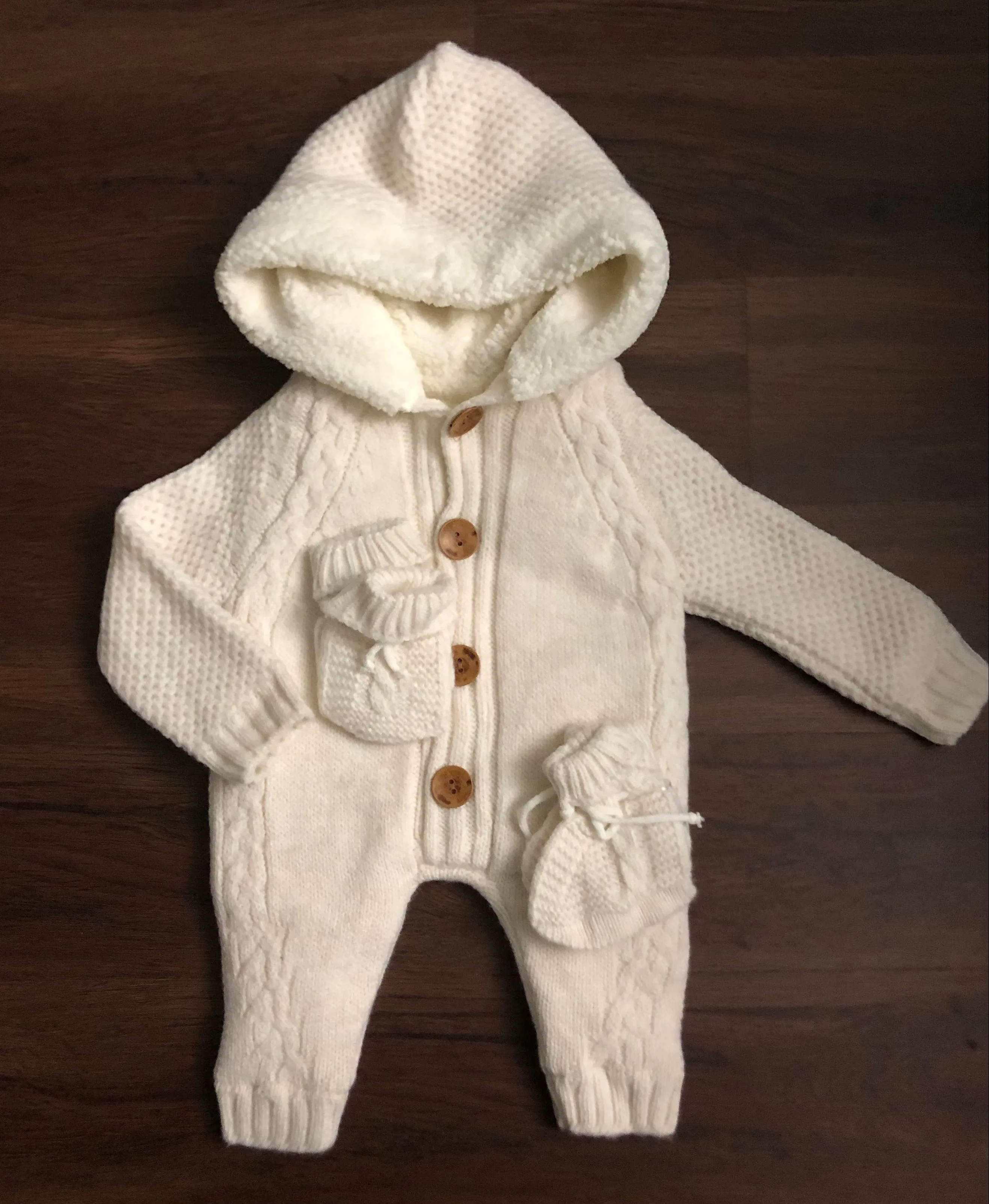 Baby Hooded Jumpsuits