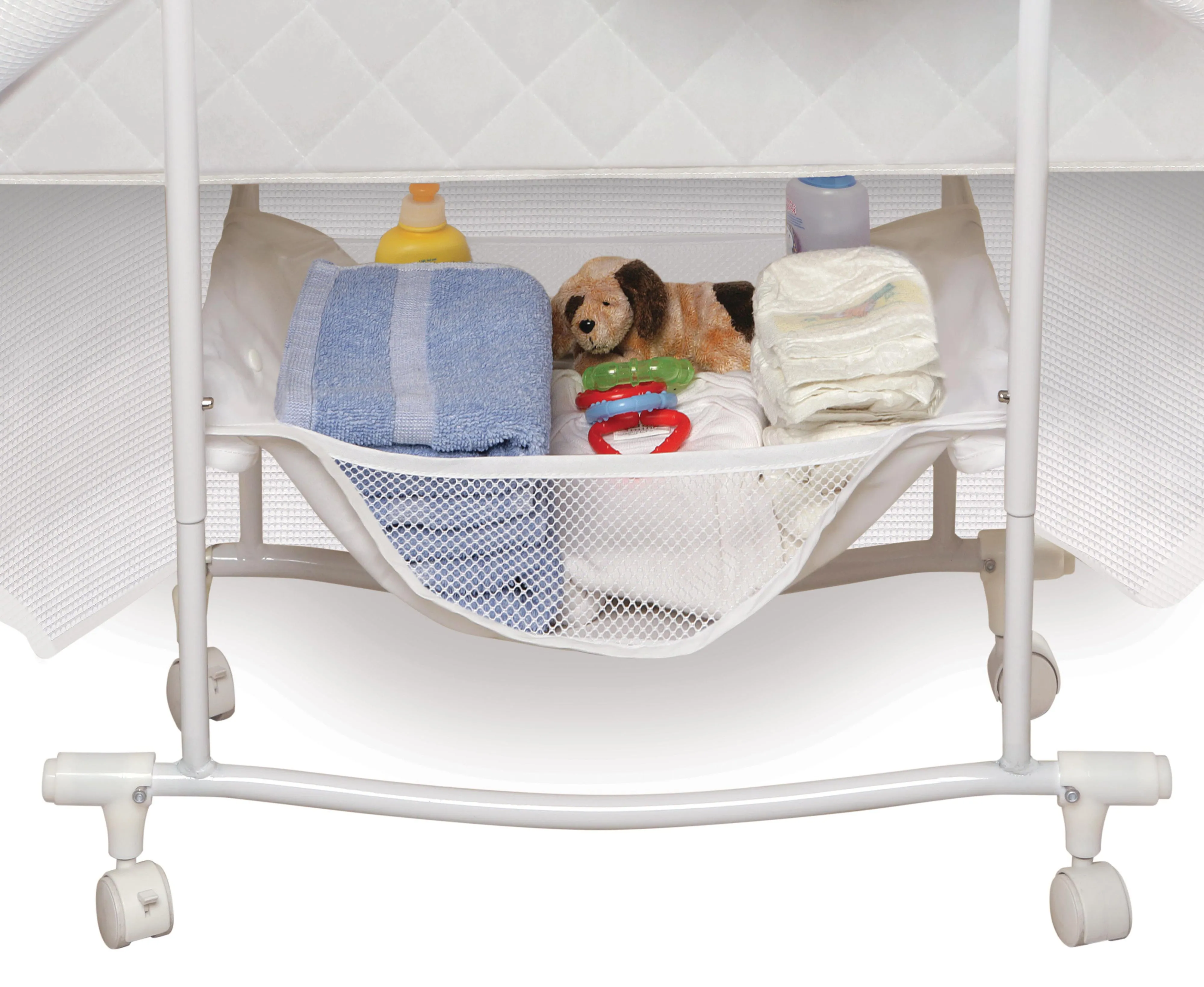 Badger Basket Majesty Baby Bassinet with Canopy