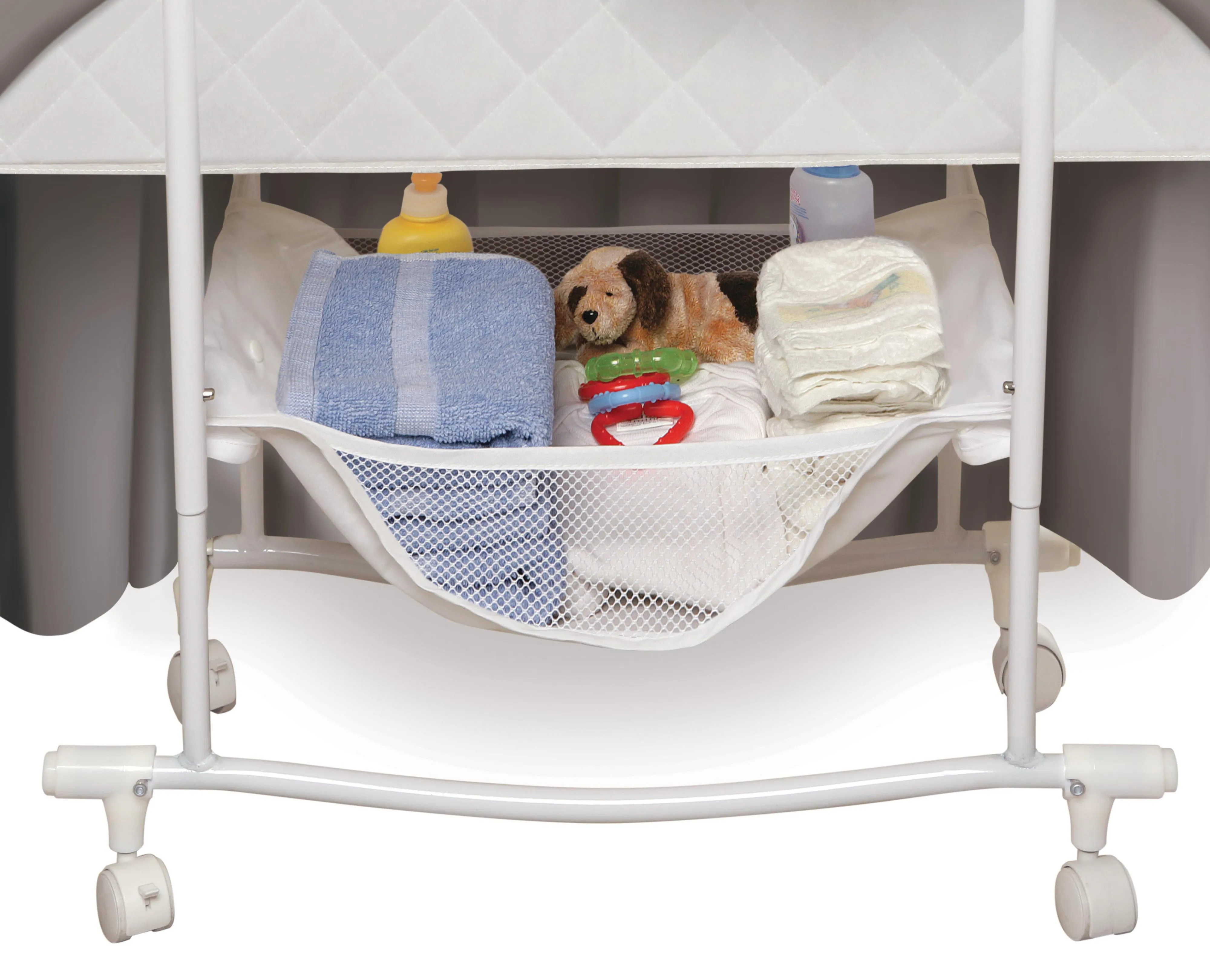 Badger Basket Majesty Baby Bassinet with Canopy