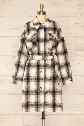 Balata | Long Plaid Shacket