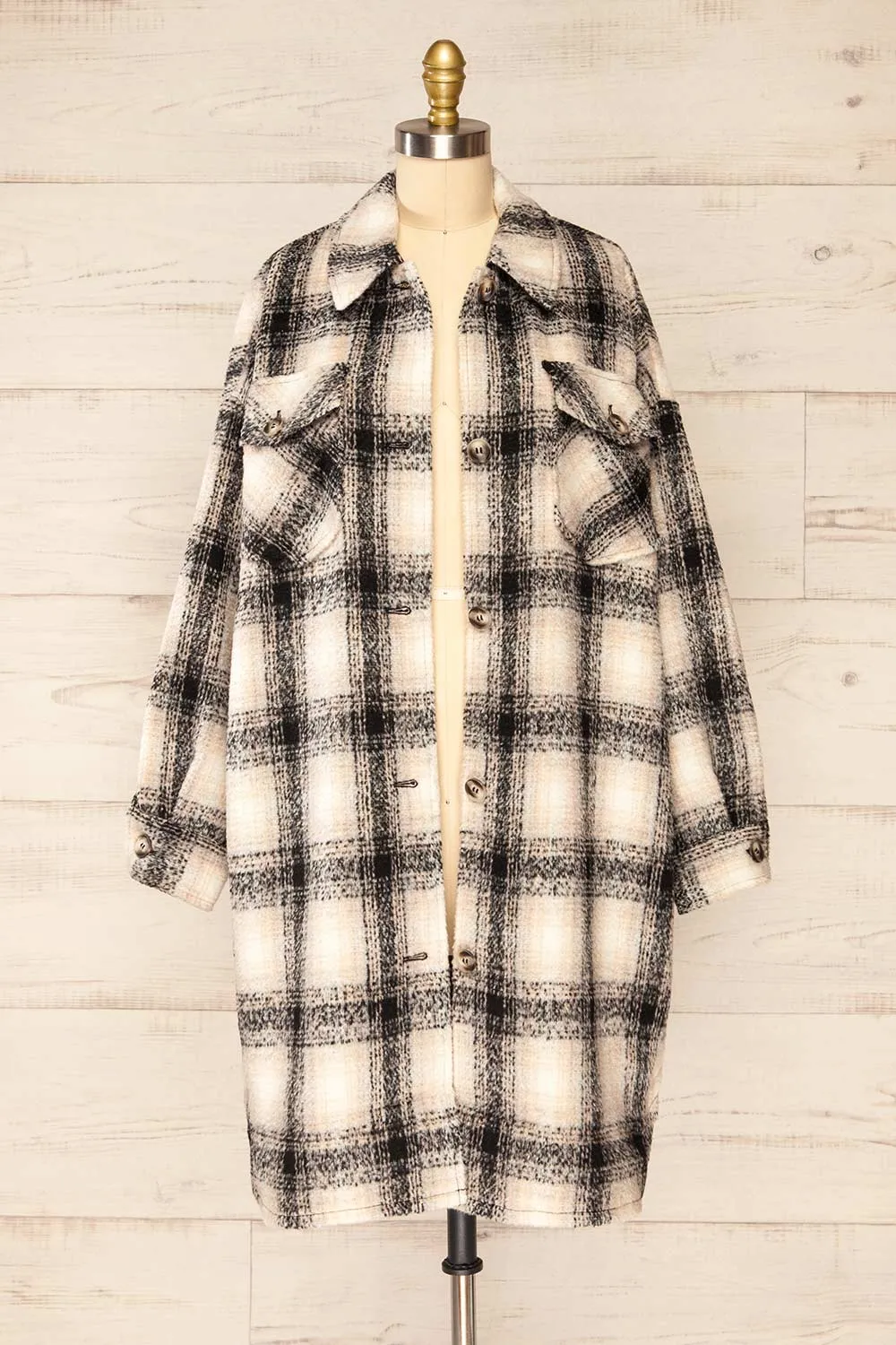 Balata | Long Plaid Shacket