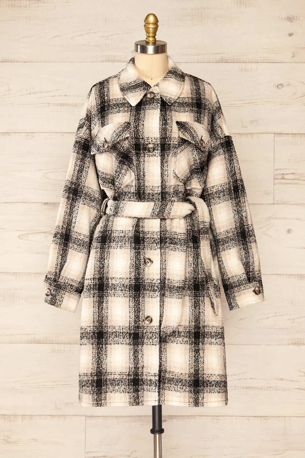 Balata | Long Plaid Shacket