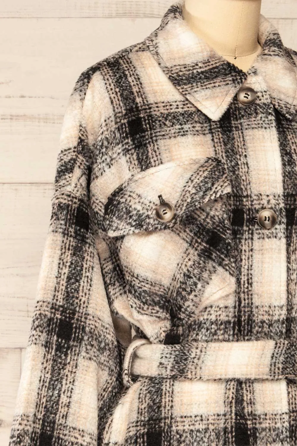 Balata | Long Plaid Shacket