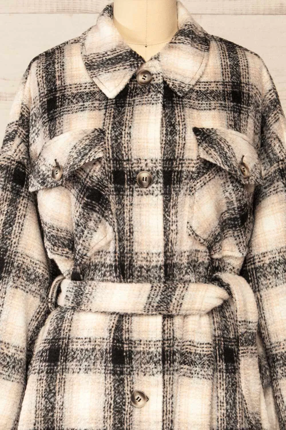 Balata | Long Plaid Shacket