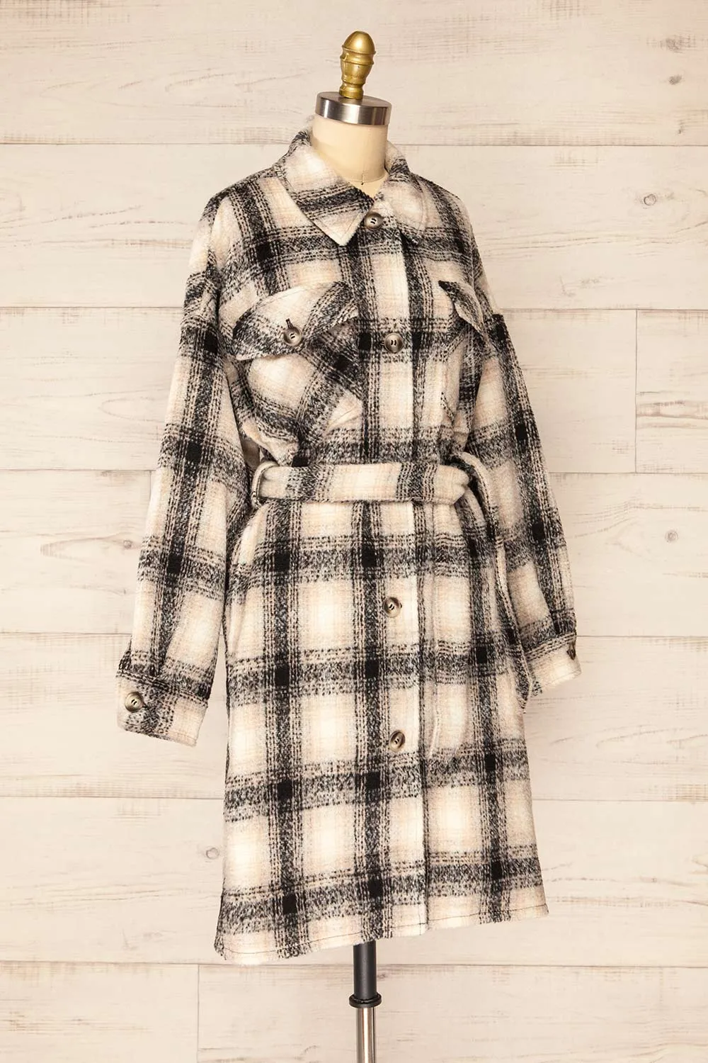 Balata | Long Plaid Shacket