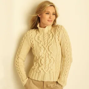 Bernat Knit Cable Sweater