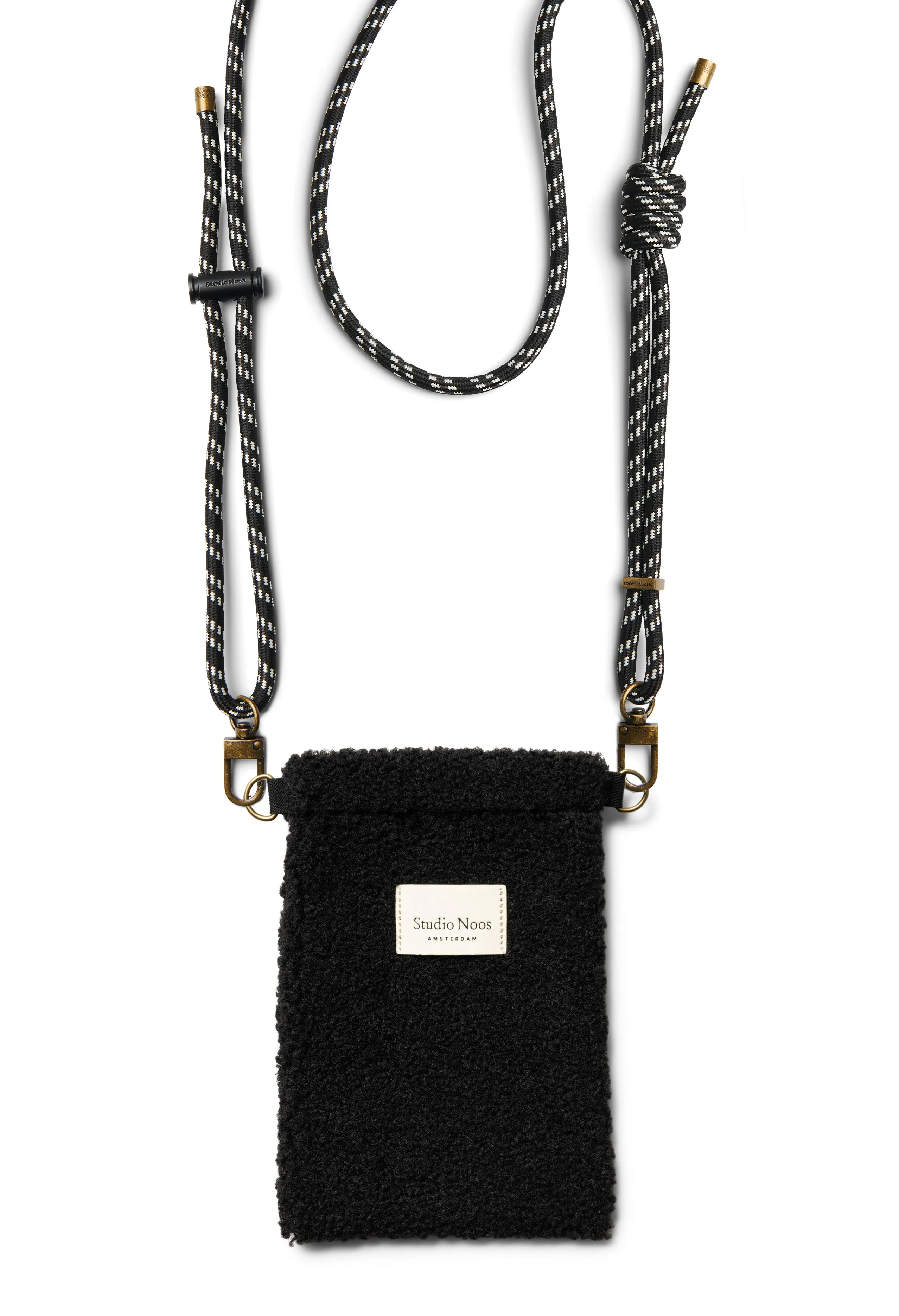 Black Teddy Phone Bag