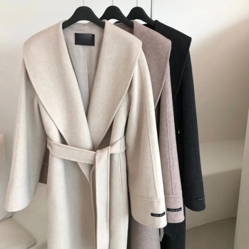 Briana Handmade Wool Coat - 90% Wool