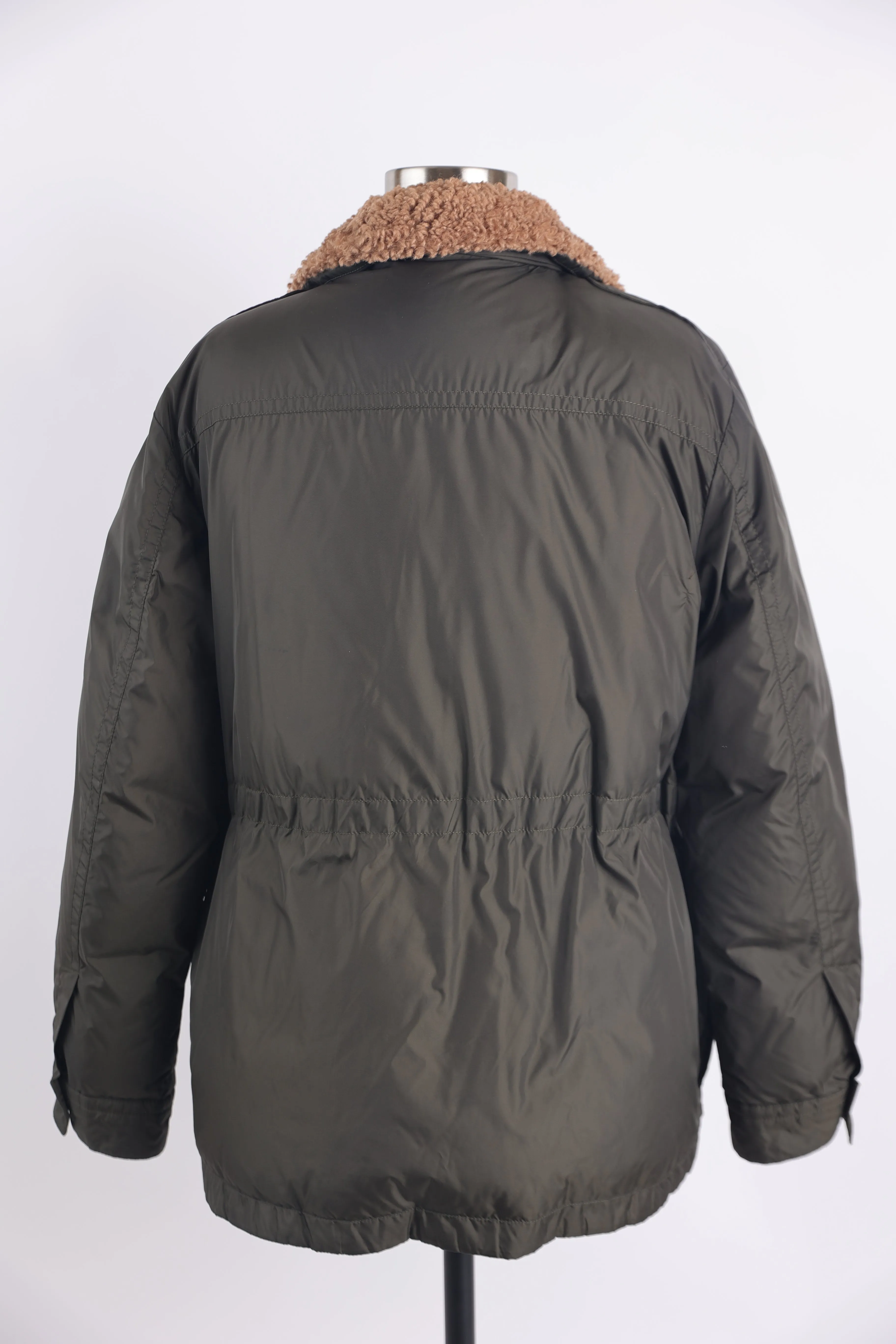 Brutet Down Parka W/ Shearling Trim