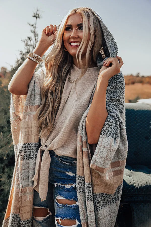 Bundled Up Bliss Hooded Poncho