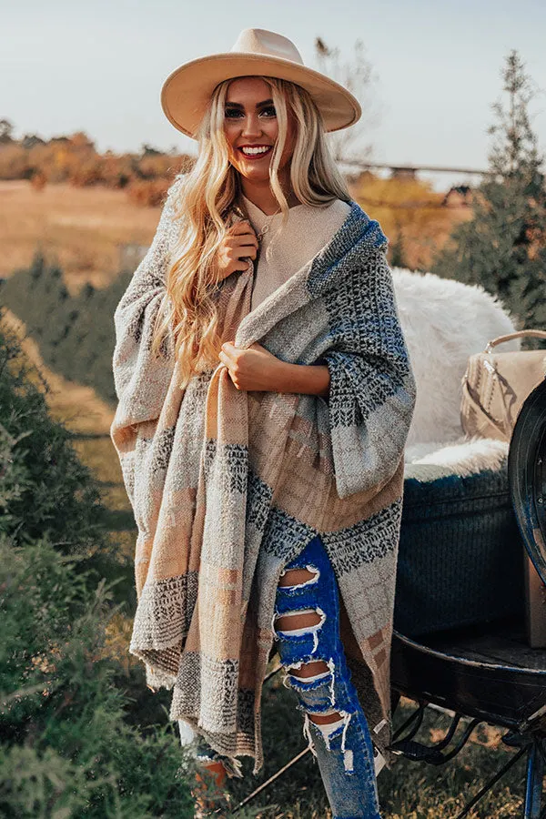 Bundled Up Bliss Hooded Poncho