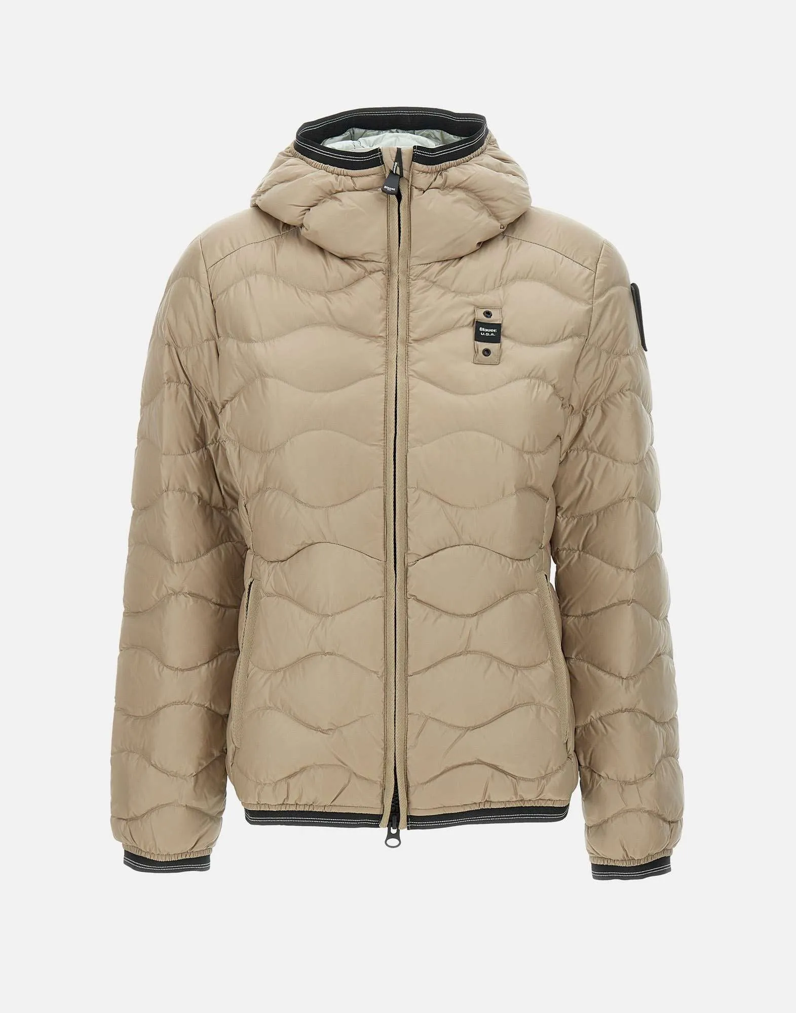 Camelia Women's Beige Down Jacket