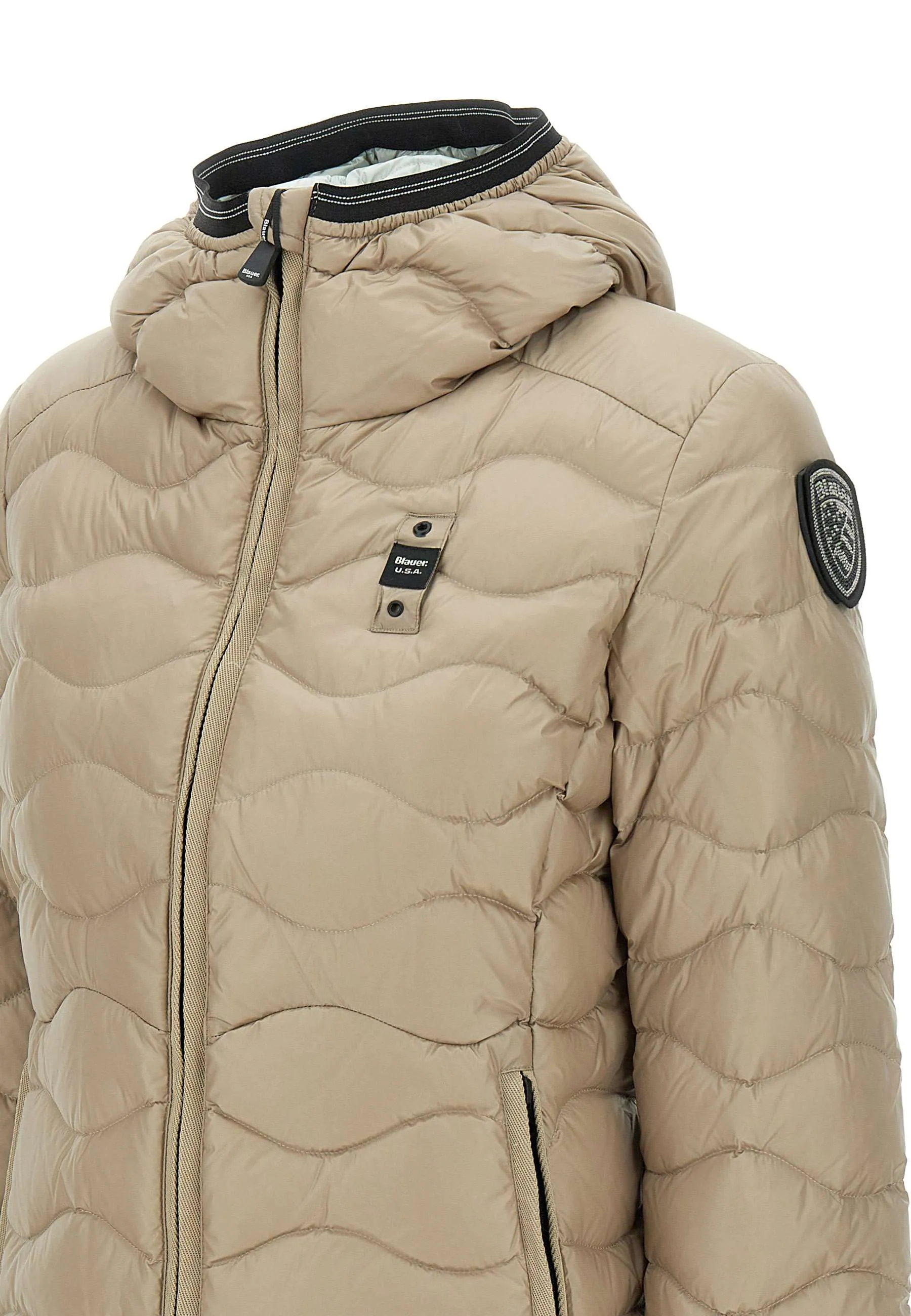 Camelia Women's Beige Down Jacket