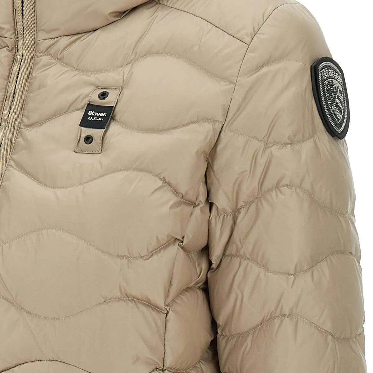 Camelia Women's Beige Down Jacket