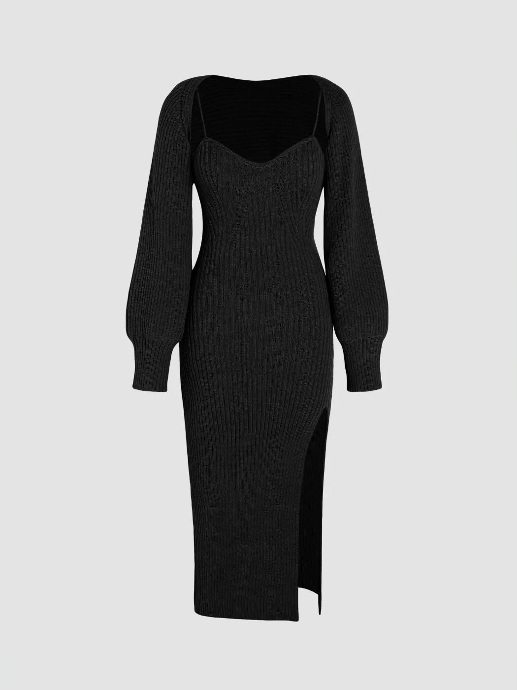 Cami Sweater Dress And Cardigan