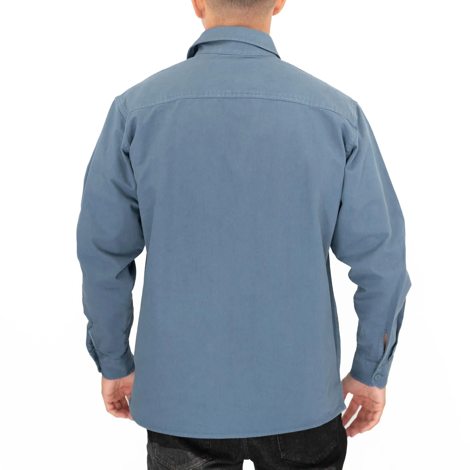 Carhartt WIP Mens Blue Reno Shirt Jacket Long Sleeve Shacket Overshirt