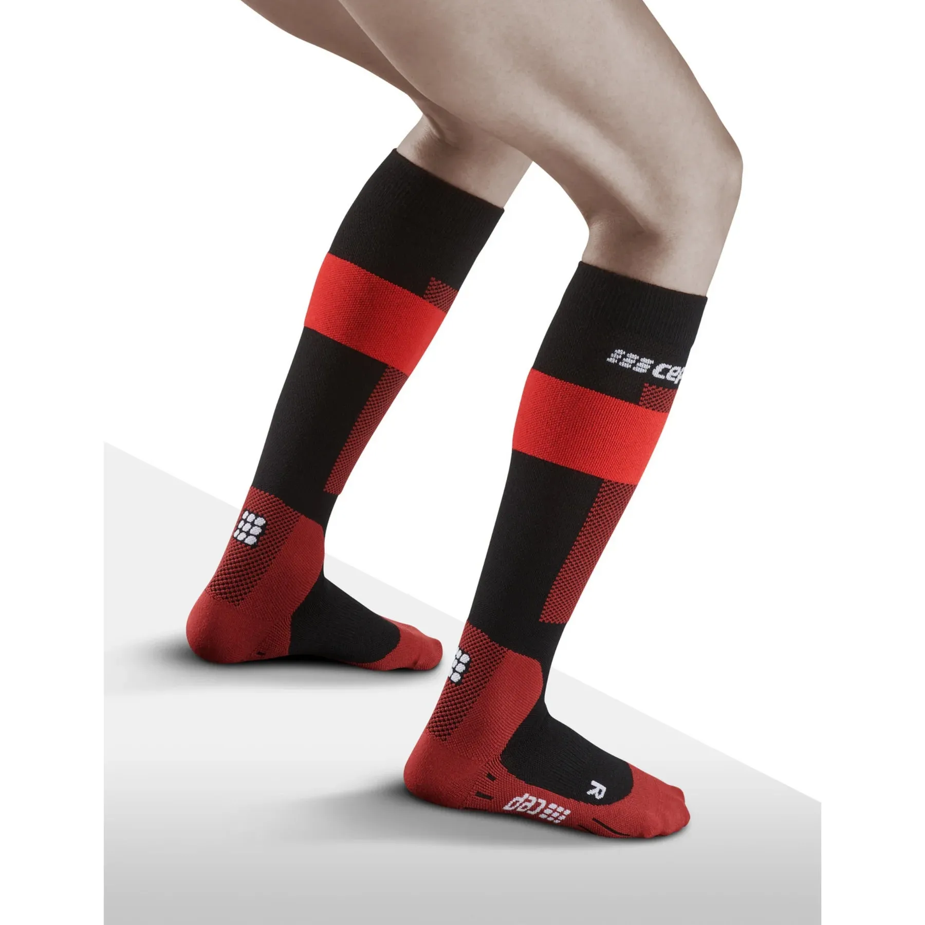 CEP | Ski | Merino Compression Socks | Women's | Red