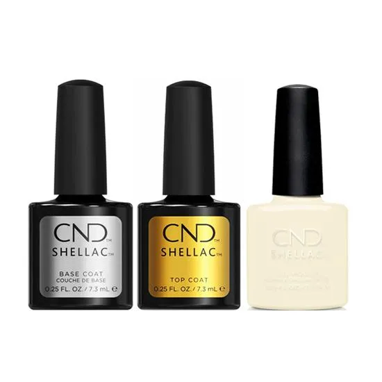 CND - Shellac Combo - Base, Top & White Button Down