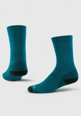 Core Crew Sock Full Cushion - Real Teal