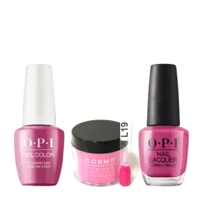 Cosmo 3in1 Dipping Powder   Gel Polish   Nail Lacquer (Matching OPI), 2oz, CL19