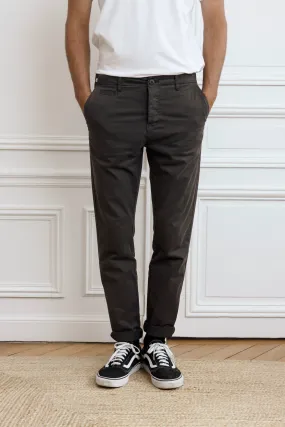 Cuisse de Grenouille Charcoal Grey Chino