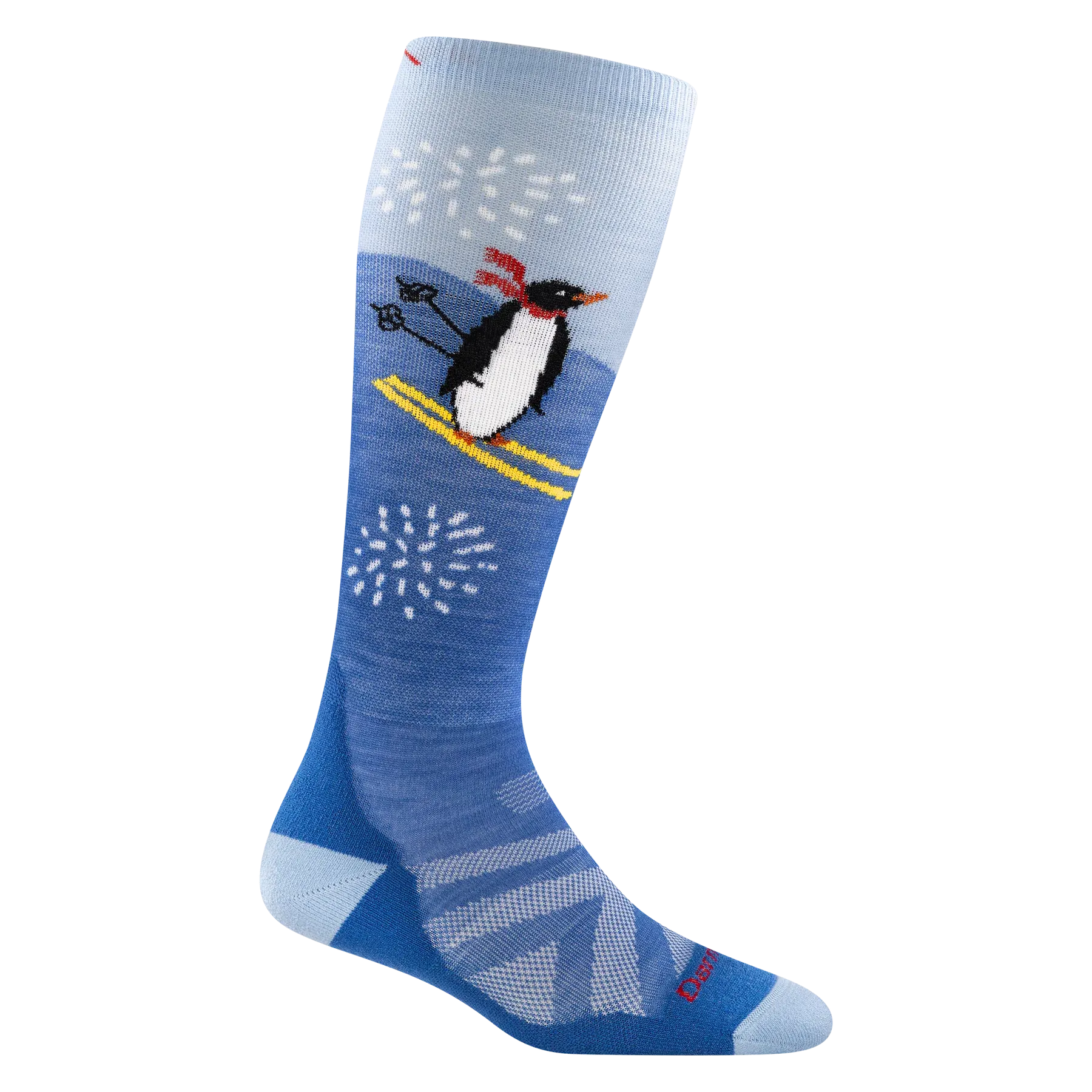 Darn Tough 3808 Kids Penguin Peak Over-the-Calf Midweight Ski & Snowboard Sock