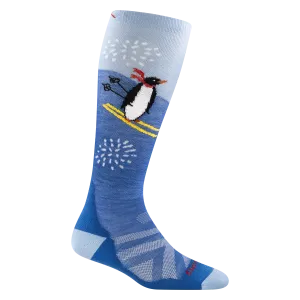 Darn Tough 3808 Kids Penguin Peak Over-the-Calf Midweight Ski & Snowboard Sock