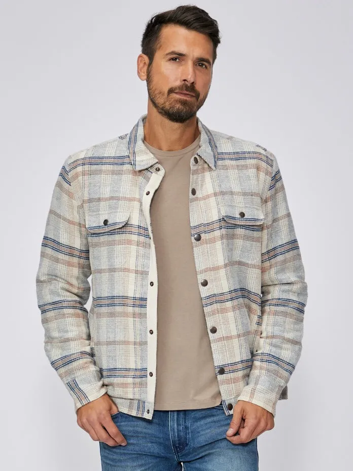 DAYNE JACKET PLAID - ICED GINGER