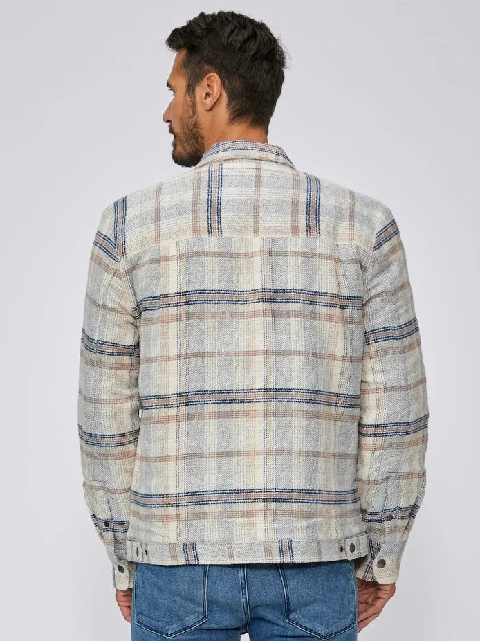 DAYNE JACKET PLAID - ICED GINGER