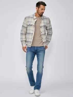 DAYNE JACKET PLAID - ICED GINGER