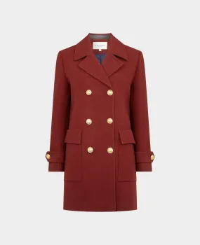 Double Breasted Wool Pea Coat