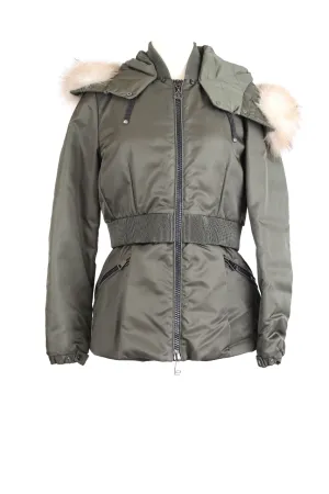 Down Filled Jacket w/ Removable Fur Trim Hood