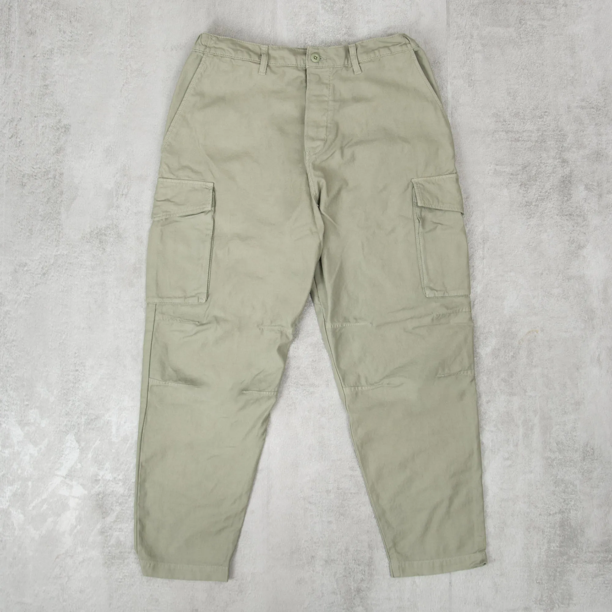 Edwin Sentinel Cargo Pant Back Sateen - Iceberg Green