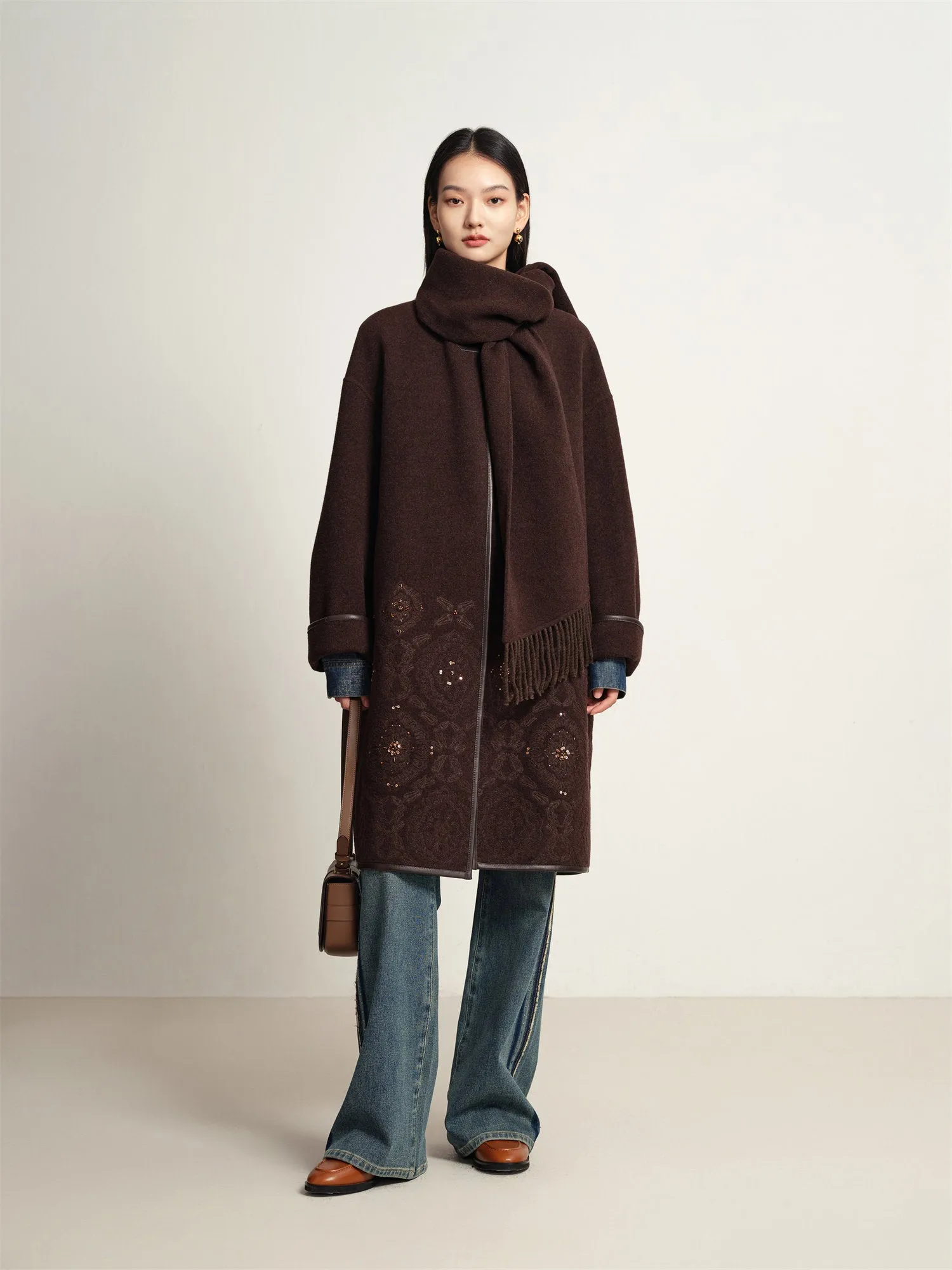 EP YAYING Yak Wool Coat