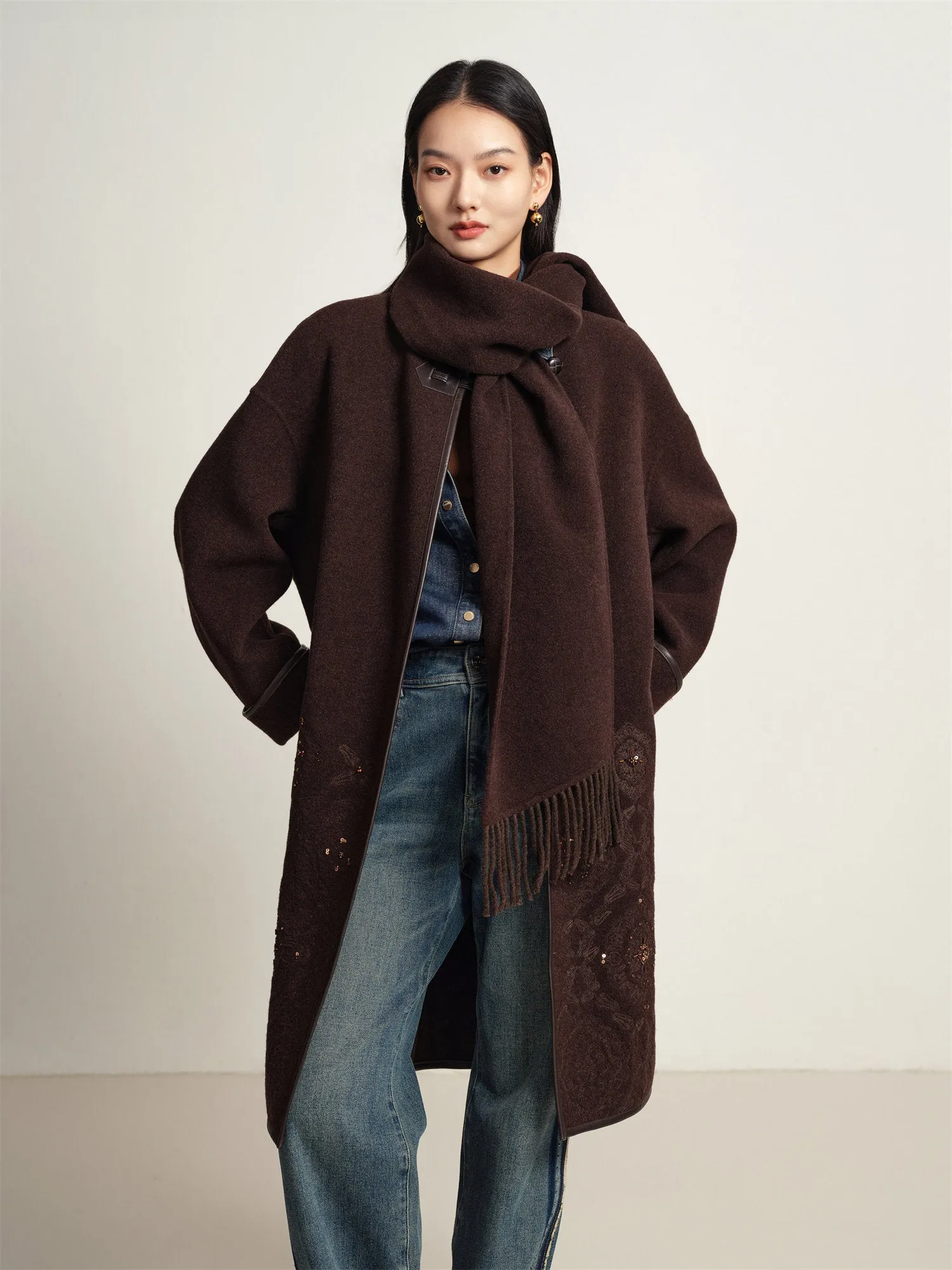 EP YAYING Yak Wool Coat