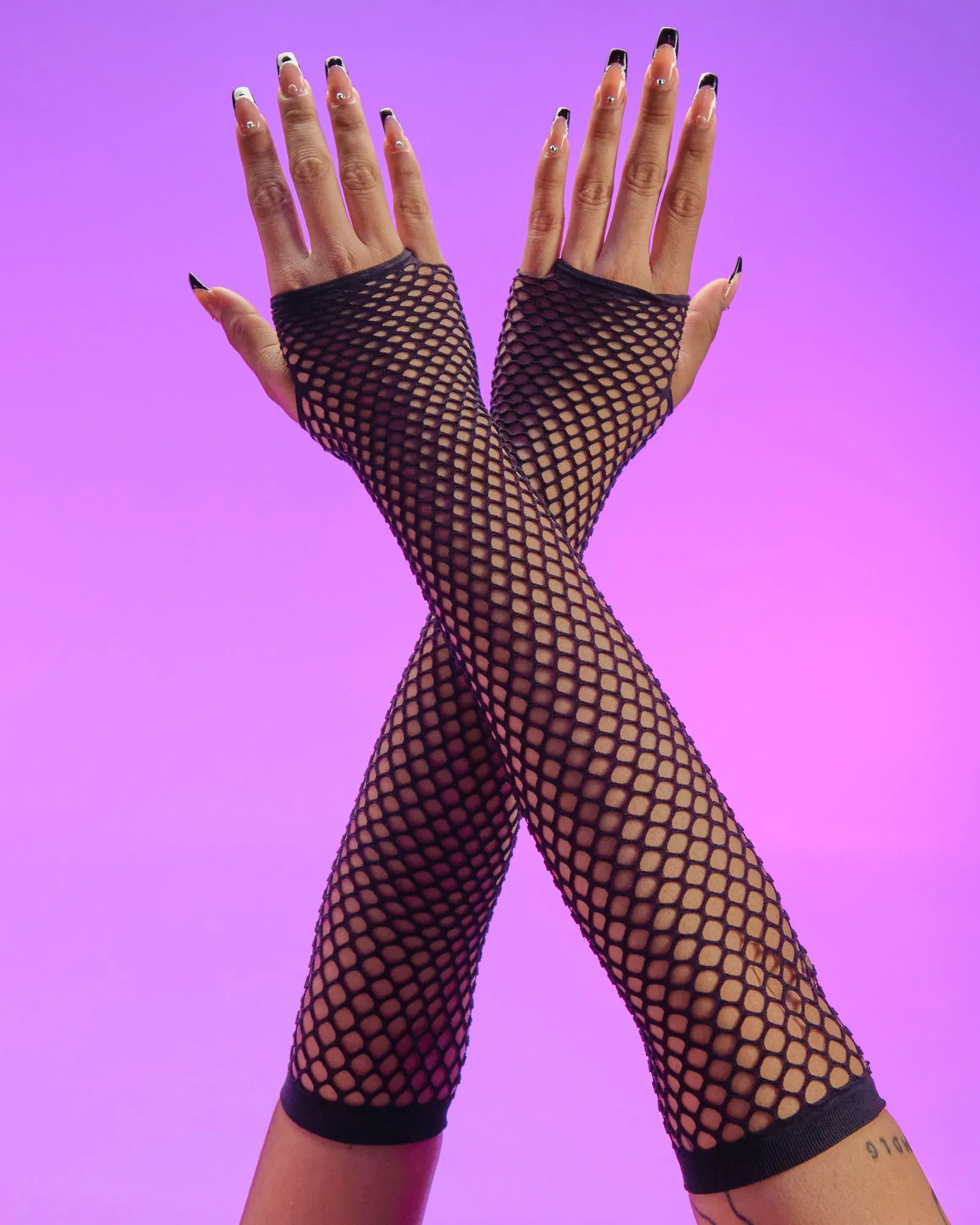 Fishnet Fingerless Gloves