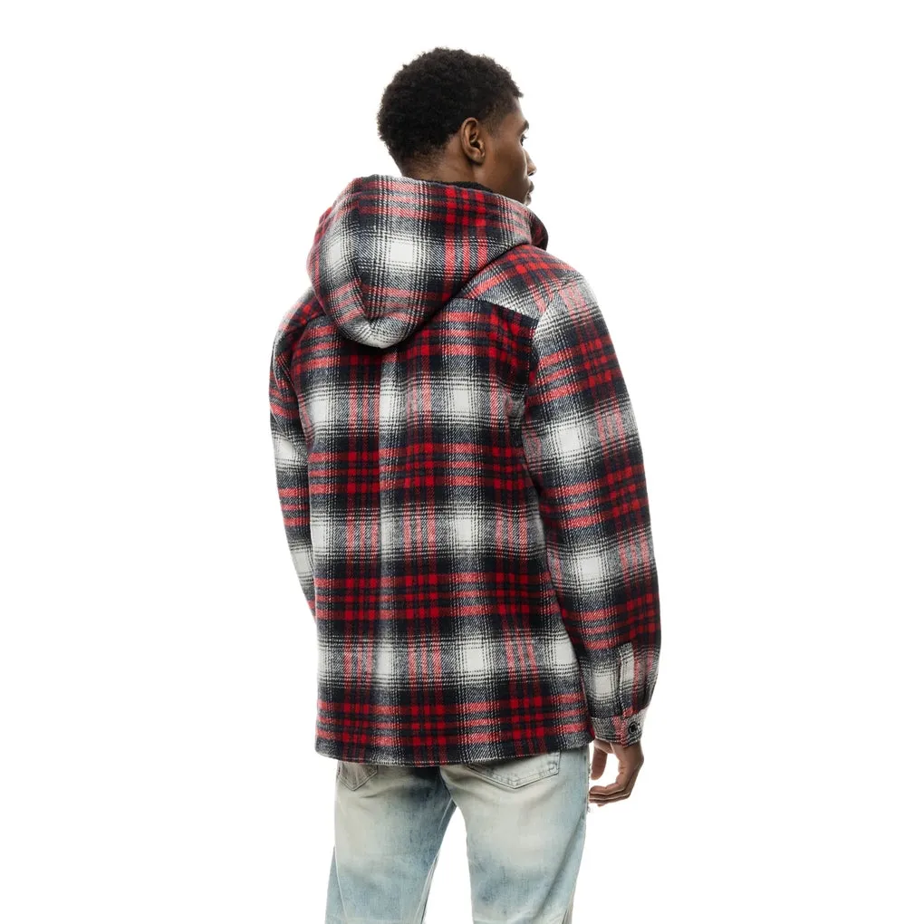 Flannel Shacket - Red