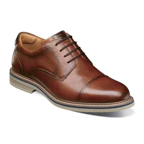 FLORSHEIM Men's Norwalk Cognac Cap Toe Oxford Shoe