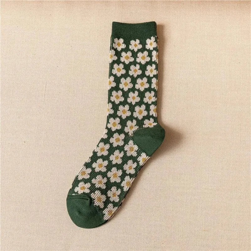 Funny Christmas Crew Socks | Crew Socks With Diamond Pattern