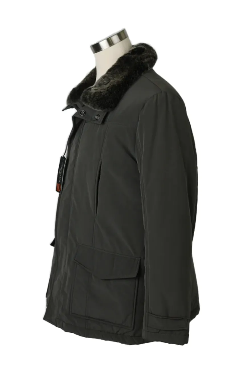 Fur Collar Padded Coat