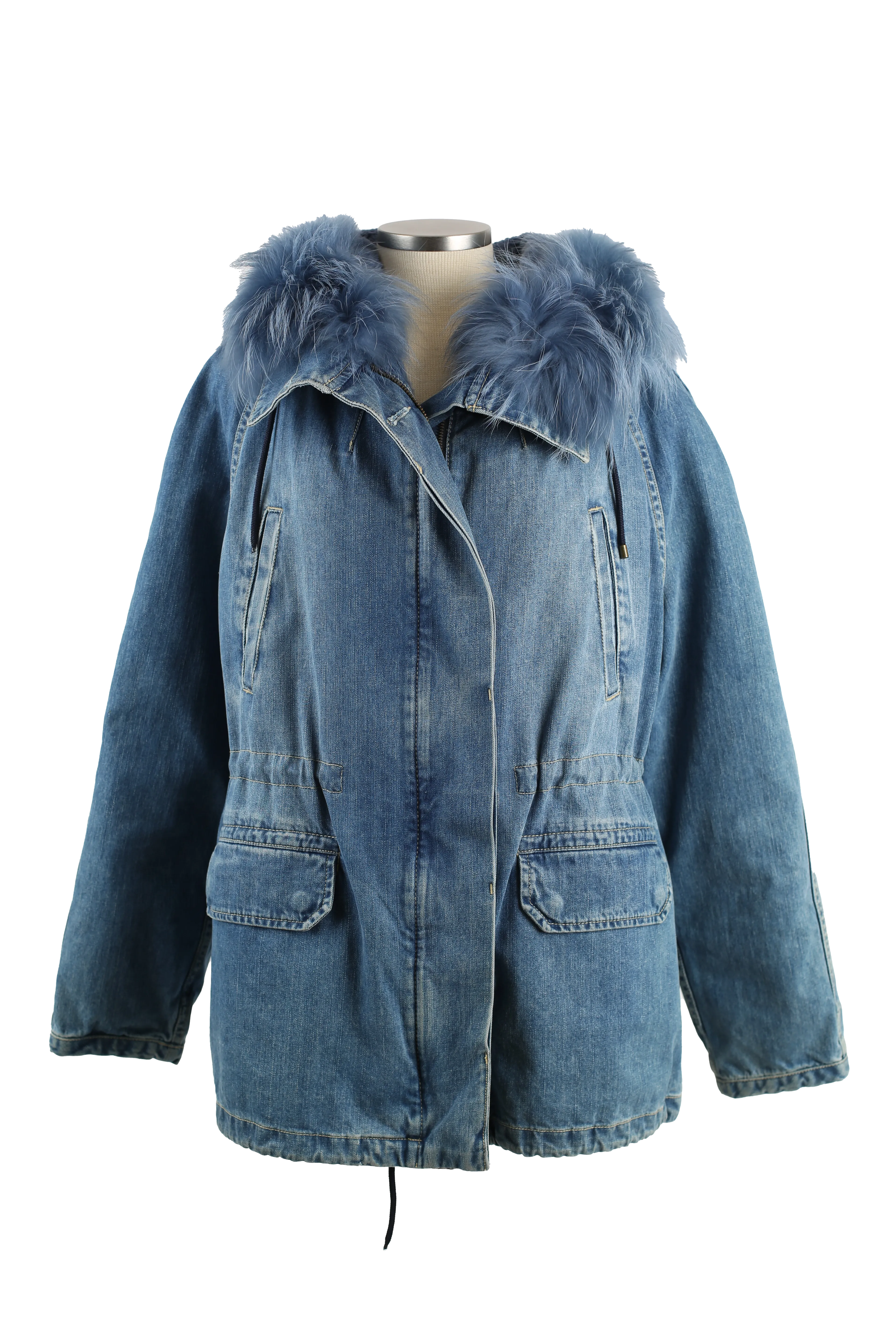 Fur Lined Denim Jacket