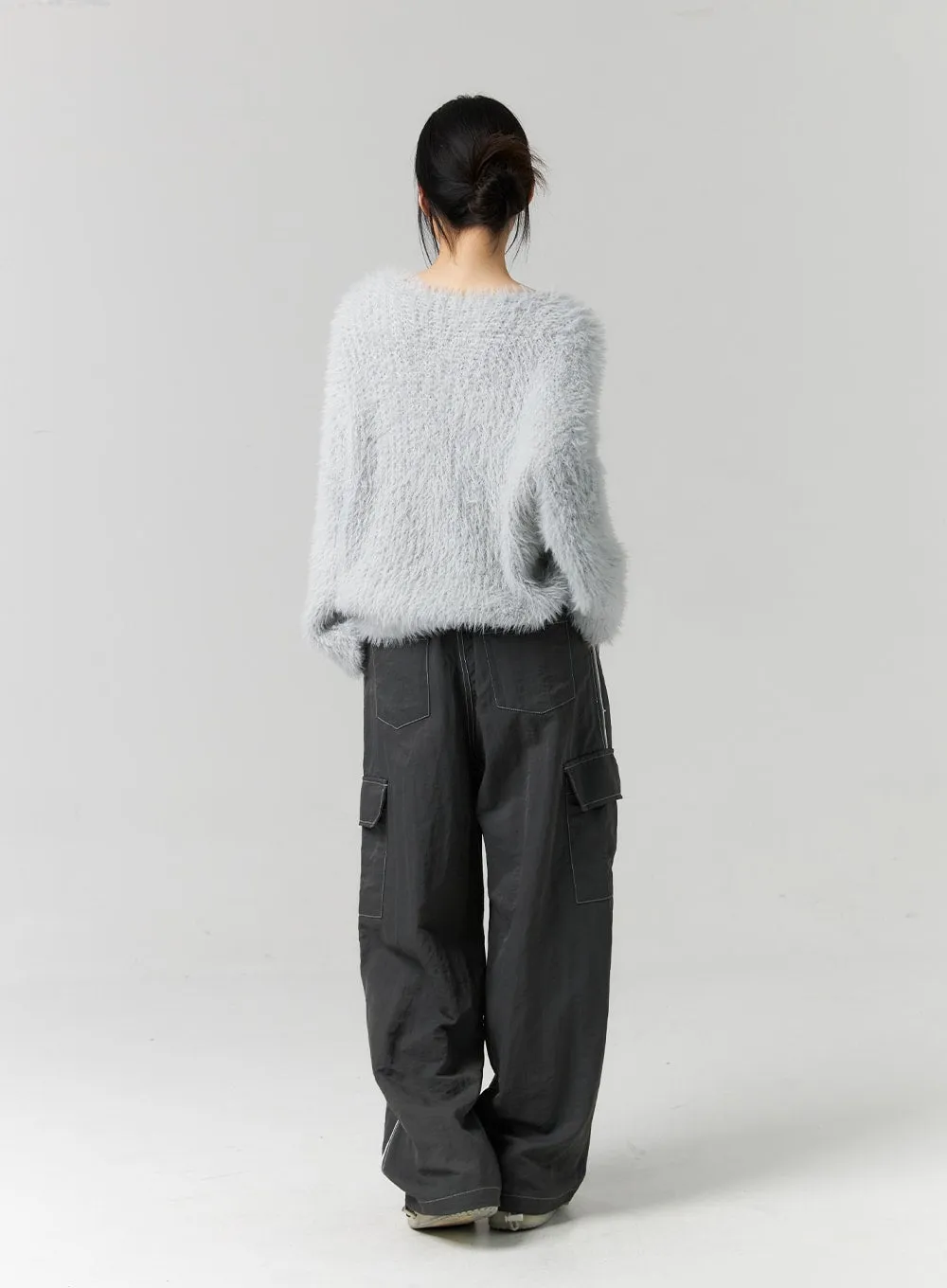 Fuzzy Knit Sweater CS313