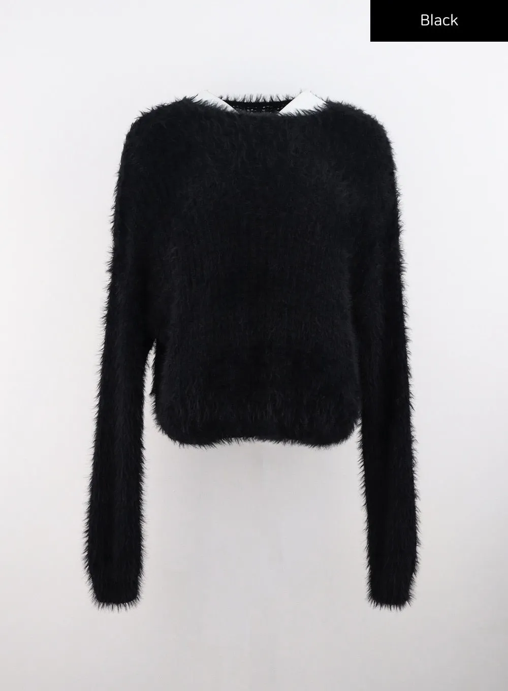 Fuzzy Knit Sweater CS313